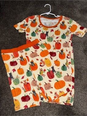 Little Sleepies Orange Trim Harvest Friends Set